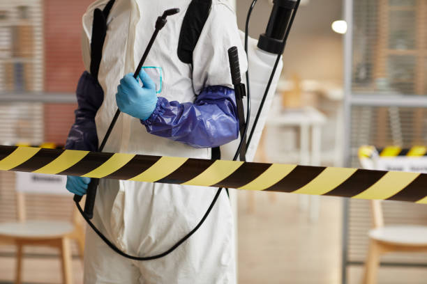 Professional Infectious Disease Decontamination technician working in Marmora, NJ